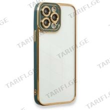iPhone 14 Pro Max Liva lense Case სილიკონის ქეისი - მწვანე