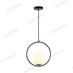 ჭაღი Pendent E27 1 2714 შავი