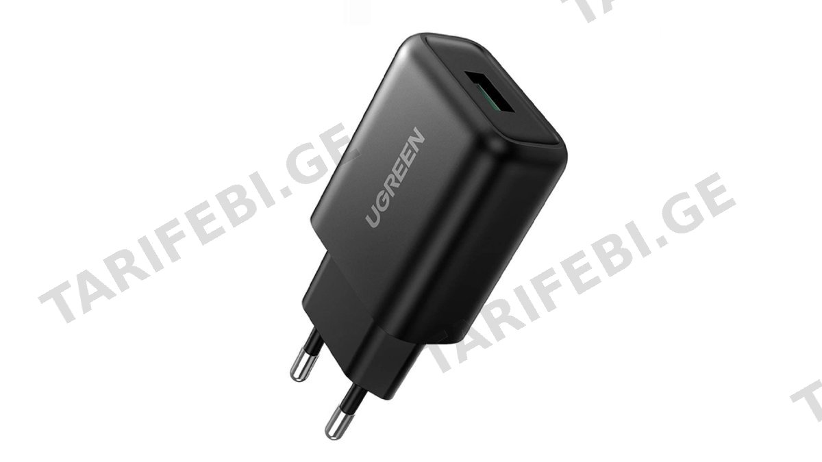 მობილურის დამტენი UGREEN CD122 (70273), 18W, Quick Charge USB Charger, Black