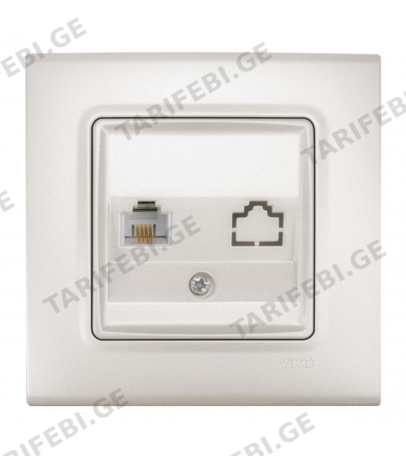 როზეტი ტელეფონის LINNERA LIFE SEDEF BEYAZ TEKLI NUMERIS #90403013-MD VIKO by Panasonic