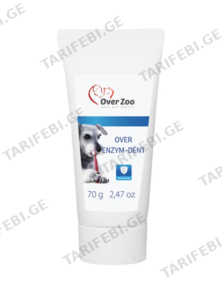 კბილის პასტა ძაღლებისთვის Over Enzym Dent 70g
