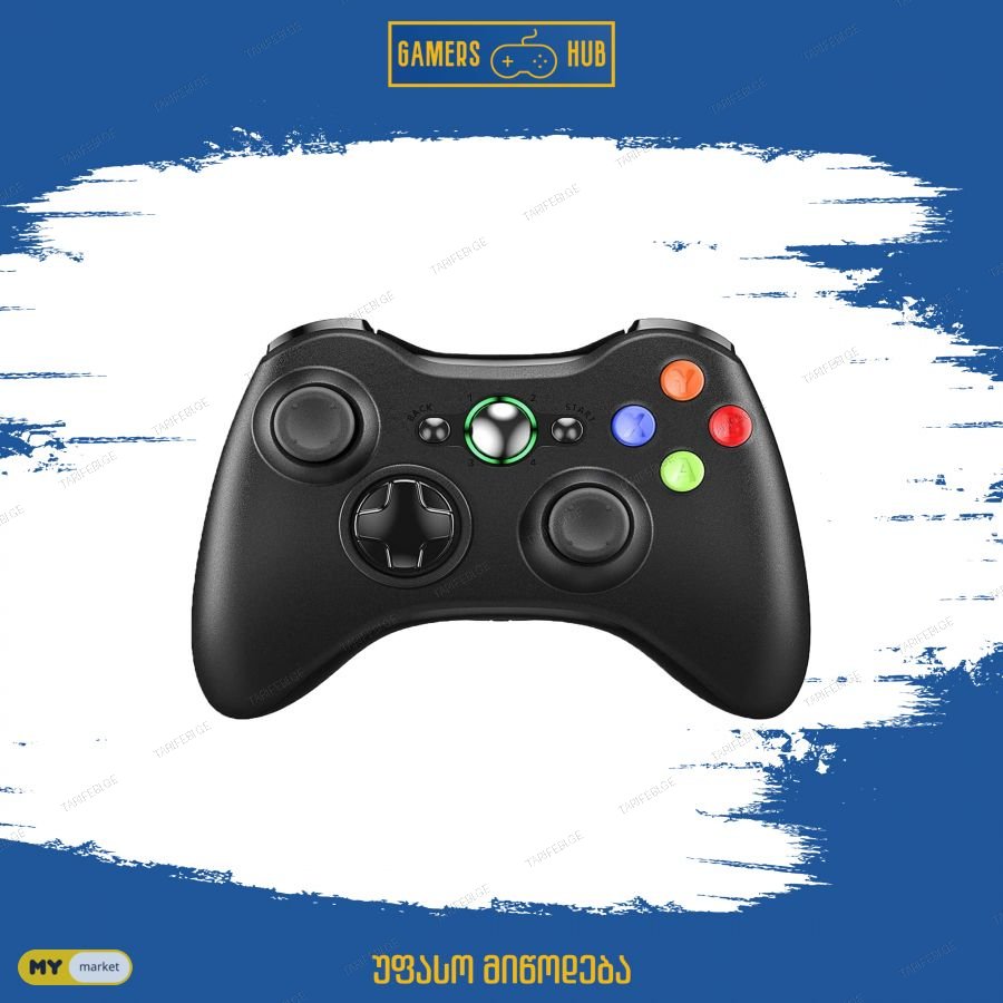 Xbox 360 Wiarless Controller (უფასო მიწოდება)