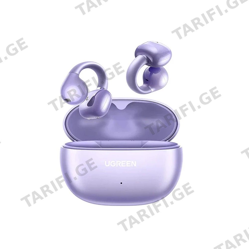 ყურსასმენი UGREEN WS209 (55430) HiTune S3, Earbuds, Wireless, Bluetooth, IPX5, Purple