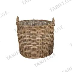 ქოთანი დაწნული Mega Collections Large Kubu Basket Round -F- D65H55