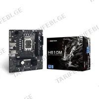 დედა დაფა Biostar H610MH D5 (LGA 1700, DDR5, Micro ATX)