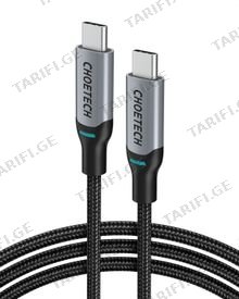 Choetech XCC-1002 PD 100W USB-C to USB-C მობილურის კაბელი