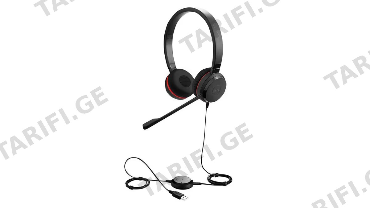 USB ყურსასმენი Jabra 5399-823-309 EVOLVE 30 II MS Stereo USB Black