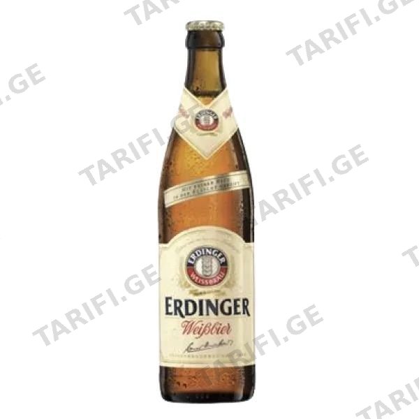 ERDINGER - თეთრი ლუდი 0.5 ლ 12*ც/ყ