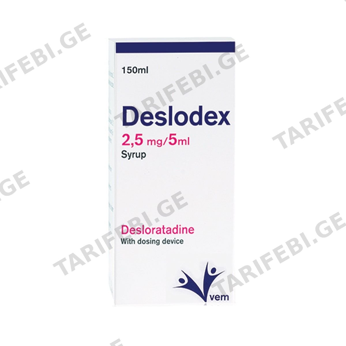 დესლოდექსი სირ.2.5მგ/5მლ 150მლ