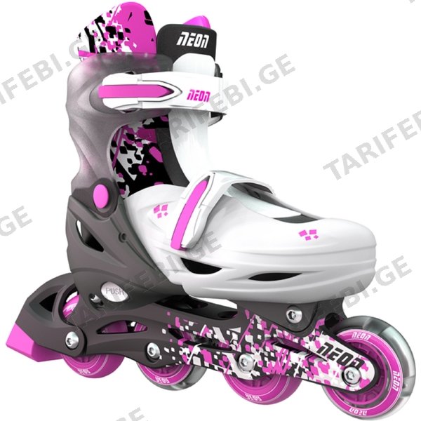 როლიკები NEON NT30P4, 30-33, ROLLER SKATES COMBO, PINK