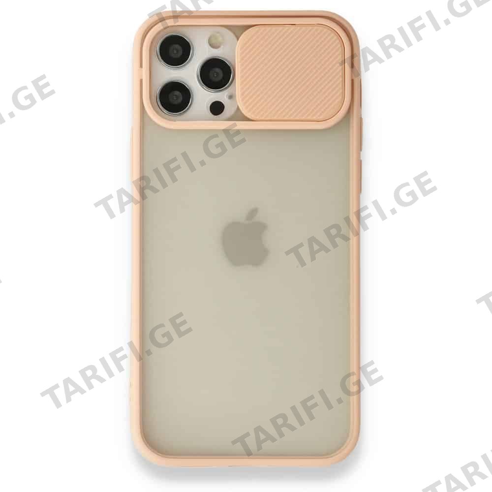 iPhone 12 Pro Palm Camera Sliding Silicone Case კამერის დაცვით ქეისი
