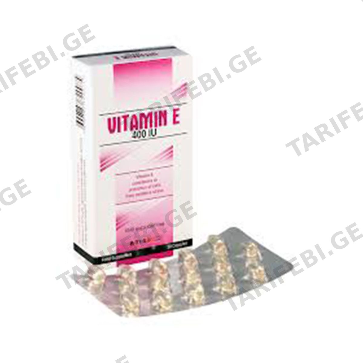 ვიტამინ E - Vitamin E 400სე 30 კაფსულა