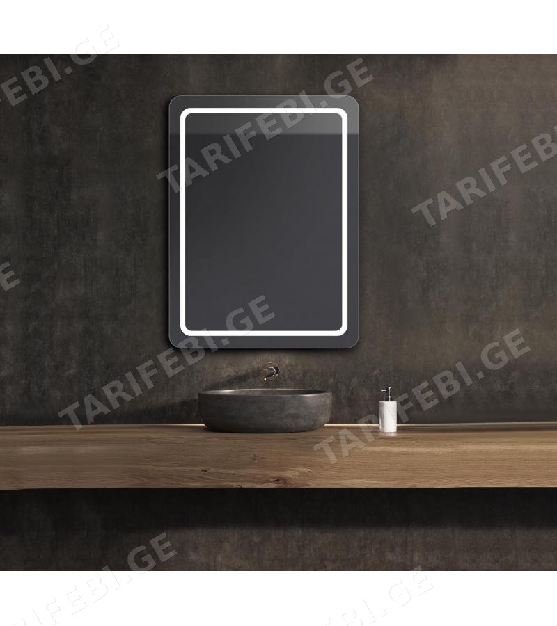 სარკე LED განათებით KEA ECO 60x80 სმ სენსორით მწარ. Xpertials