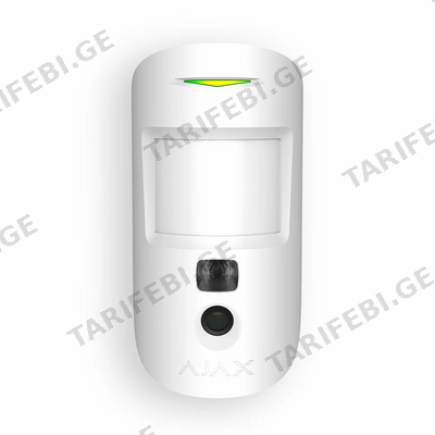 მოძრაობის დეტექტორი კამერით Ajax MotionCam (PhOD) Jeweller (8EU) ASP White