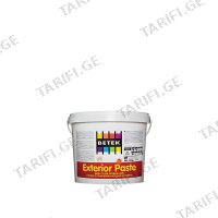 (4კგ) ფასადის ბათქაში BETEK EXTERIOR PASTE