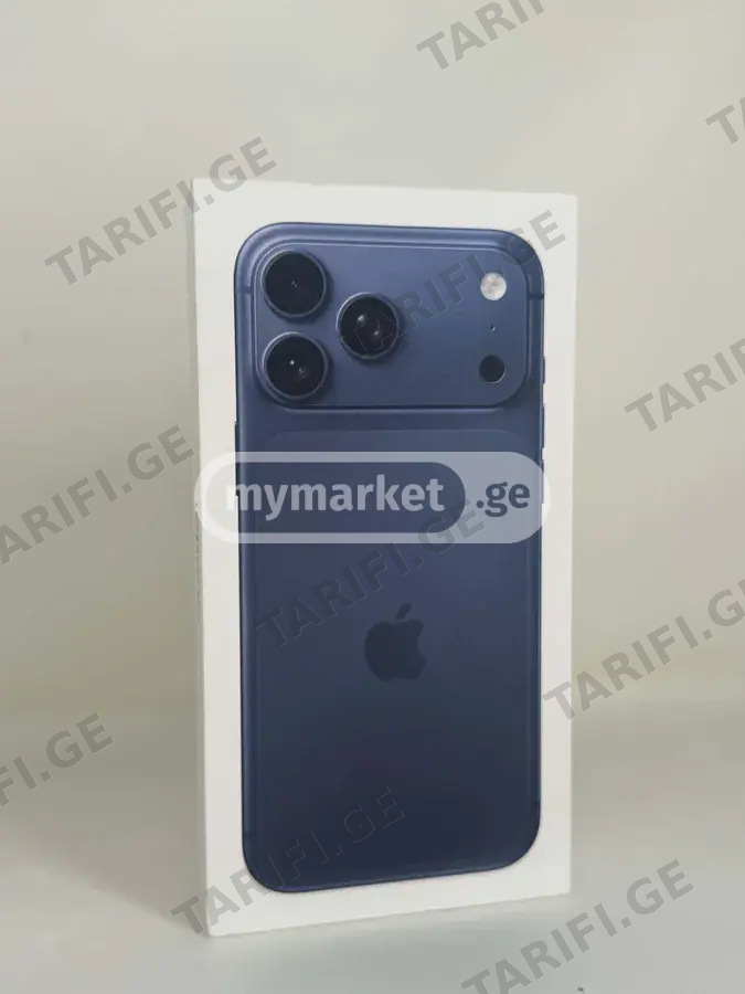 ახალი iPhone 17 Pro Max 256GB-გარანტიით,განვადებით