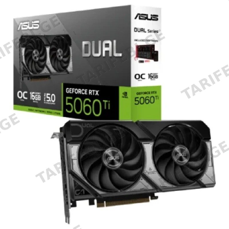 ვიდეო დაფა გეიმინგისთვის ASUS DUAL OC GEFORCE RTX 5060 TI 16GB GDDR7