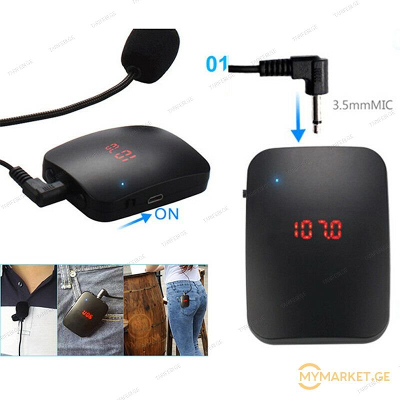 FM Wireless Microphone FM Transmitter With Both Headset