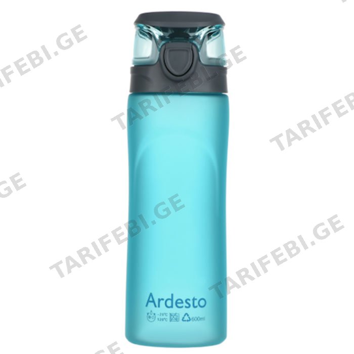 ბოთლი ARDESTO BOTTLE 600 ML, BLUE, PLASTIC