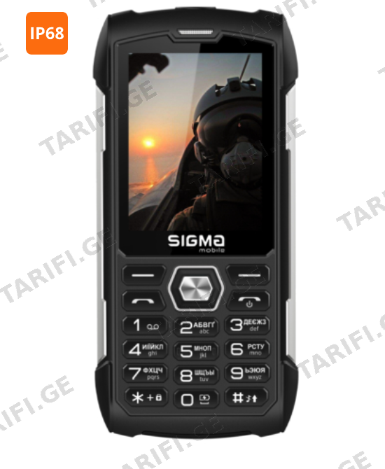SIGMA MOBILE X-treme PK68 Black