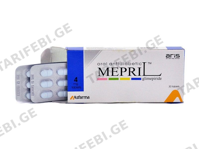 მეპრილი 4 მგ 30 ტაბლეტი
