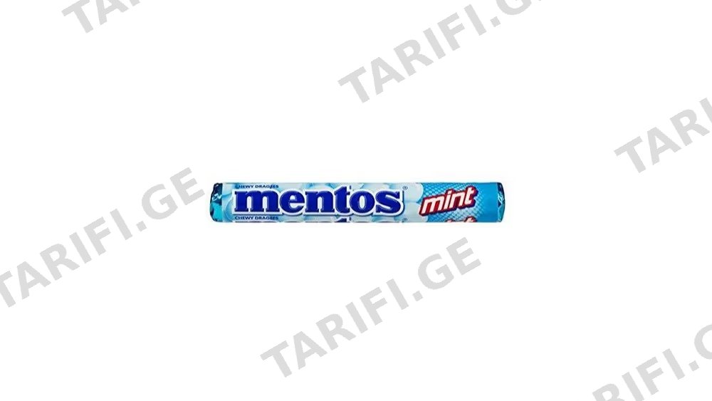 Mentos საღეჭი დრაჟე პიტნა 37გრ