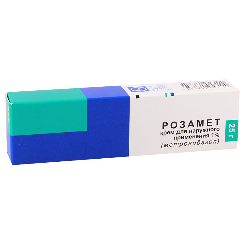 როზამეტი კრემი 1% 25გ ტუბ