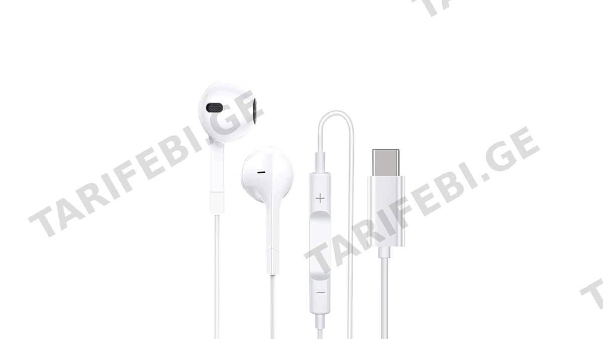 Earphone with Type-C connector iPhone 15-17 Pro Max (2520)