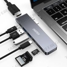 Choetech HUB-M14 7-In-1 USB-C USB ჰაბი