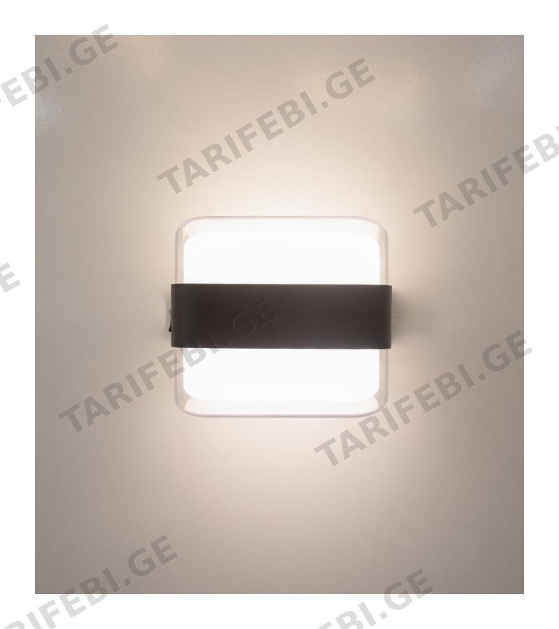 კედლის სანათი 10W BLACK / CT-7044 GOZO 3200K მწარ. CATA