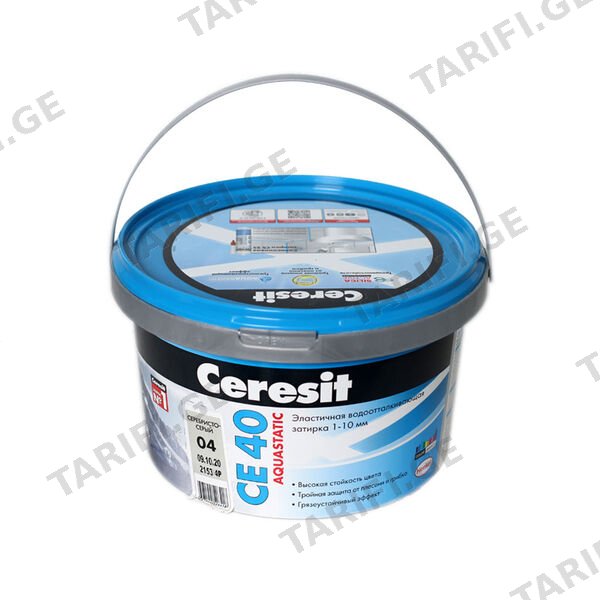 ფუგა ღია ნაცრისფერი 2 კგ CERESIT CE-40