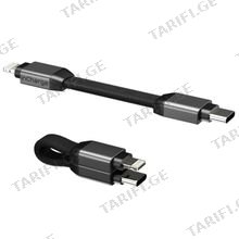 Rolling Square inCharge Mini USB-C to Lightning ადაპტერი