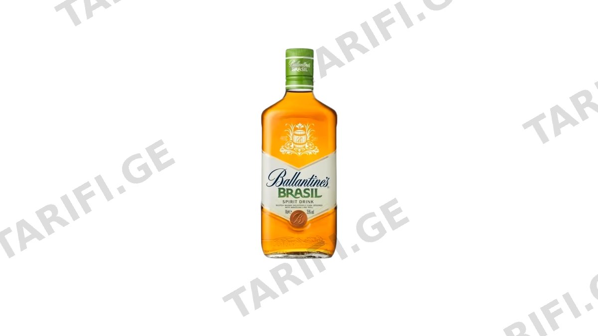 შოტლანდიური ვისკი Ballantine's Finest Brasil, ლაიმით - 0.7L