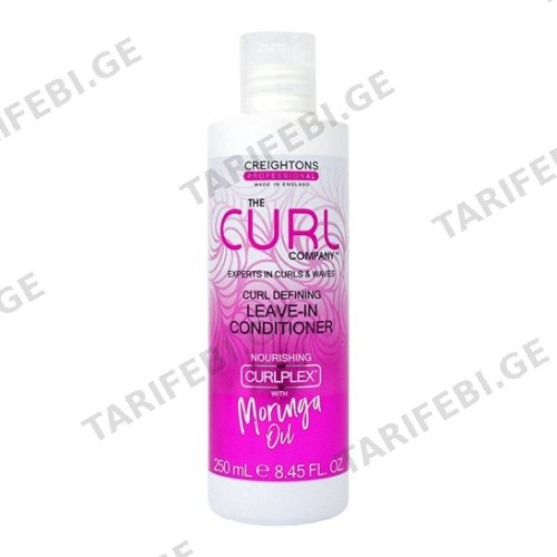 კრეიტონსი Curl - კონდიცინერი მკვებავი ყველა ტიპის ხვეული თმის ჩამობანის გარეშე 250მლ
