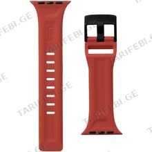 UAG WATCH 45 SCOUT STRAP 2022 RUST SILICONE სმარტ საათის სამაჯური