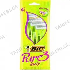 ერთჯერადი საპარსი Bic Pure Lady 4-ც