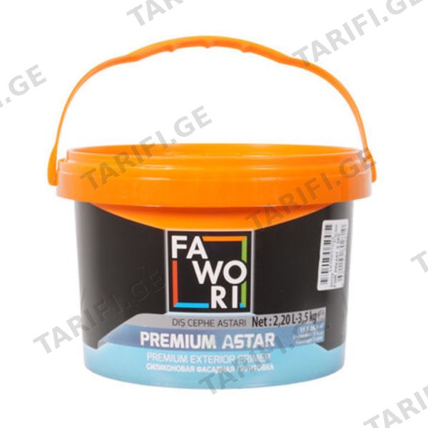 საღებავი გრუნტი PREMIUM PRIMER 3.5 კგ FAWORI