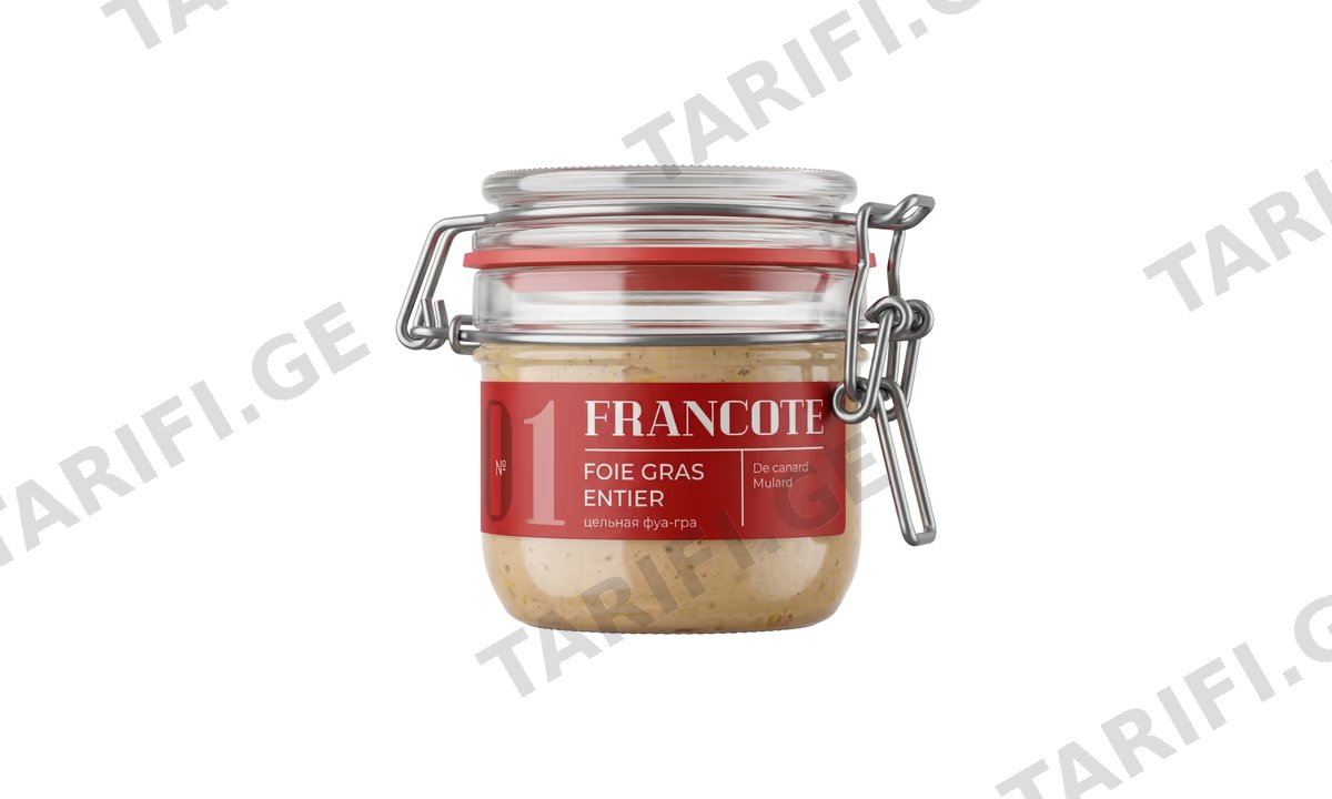 ფუა-გრა "Francote" de canard entier 140გ