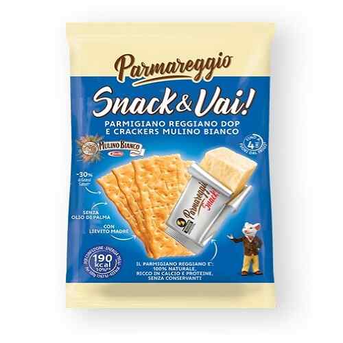 Parmesan snack with crackers / Parmareggio / 20 gr