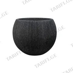 ქოთანი ყვავილის Mega Collections Titan Hera Bowl Pot Anthracite D55H41