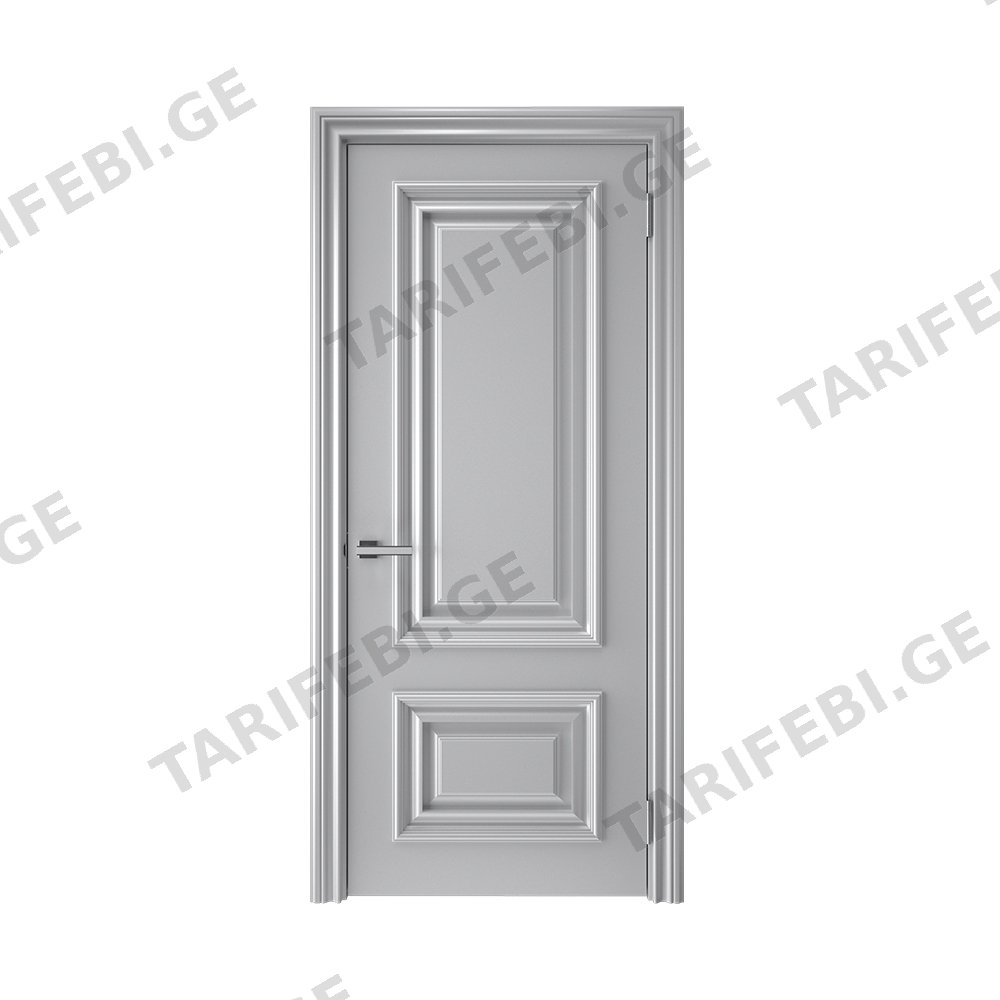 შეღებილი მდფ კარი Diana 2 (White, 800x2150, LR) კომპლექტი