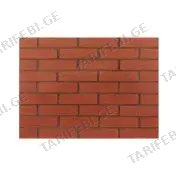 დეკორატიული აგური KT/1 wire cut წითელი (დაწინწკლული)