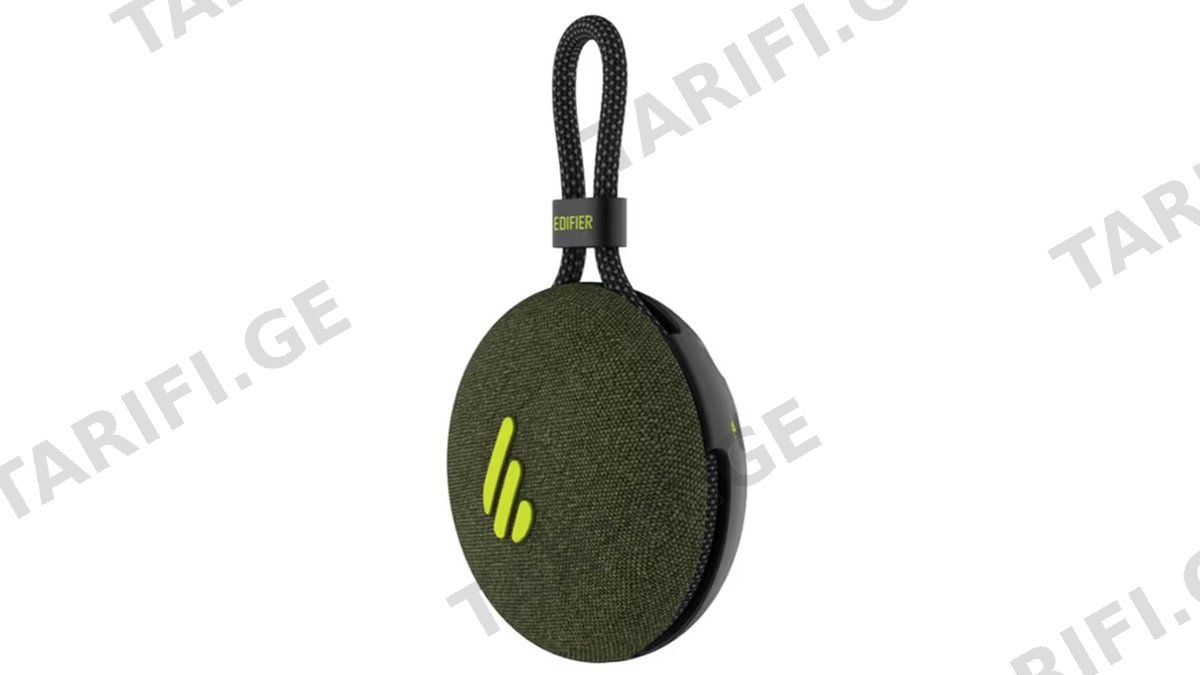 დინამიკი Edifier MP100 Plus, 5W, Wireless, Bloototh, IPX7, Portable Speaker, Forest Green