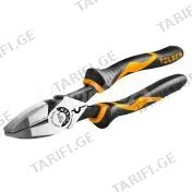 ბრტყელტუჩა რეზინის სახელურით 9.5"/240მმ TOL1553-10305
