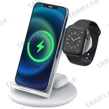 WiWU Power Air 3in1 Wireless Charger White უსადენო დამტენი