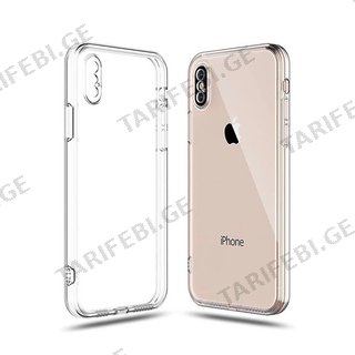 Iphone Xs Max Სილიკონის Გამჭვირვალე Ქეისი