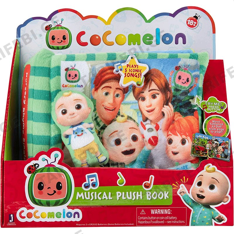 სათამაშო წიგნი COCOMELON FEATURE ROLEPLAY NURSERY RHYME SINGING TIME CMW0025