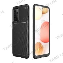 კარბონის ქეისი Samsung Galaxy A52 Focus Carbon Case - შავი
