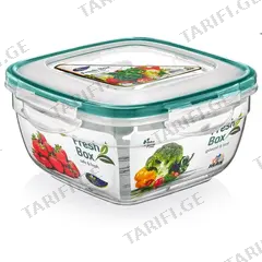 კონტეინერი პროდუქტებისთვის Irak Plastik Fresh box LC-120 4 ლ