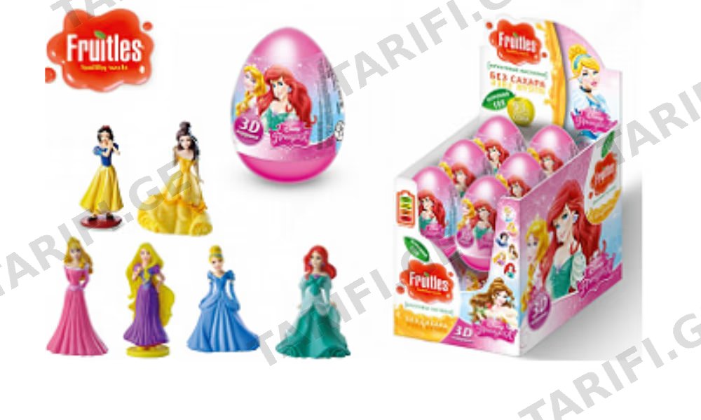 პლ.კვერცხი/DISNEY PRINCESS დრაჟეთი/20გრ